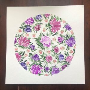 Custom Ring of Flowers