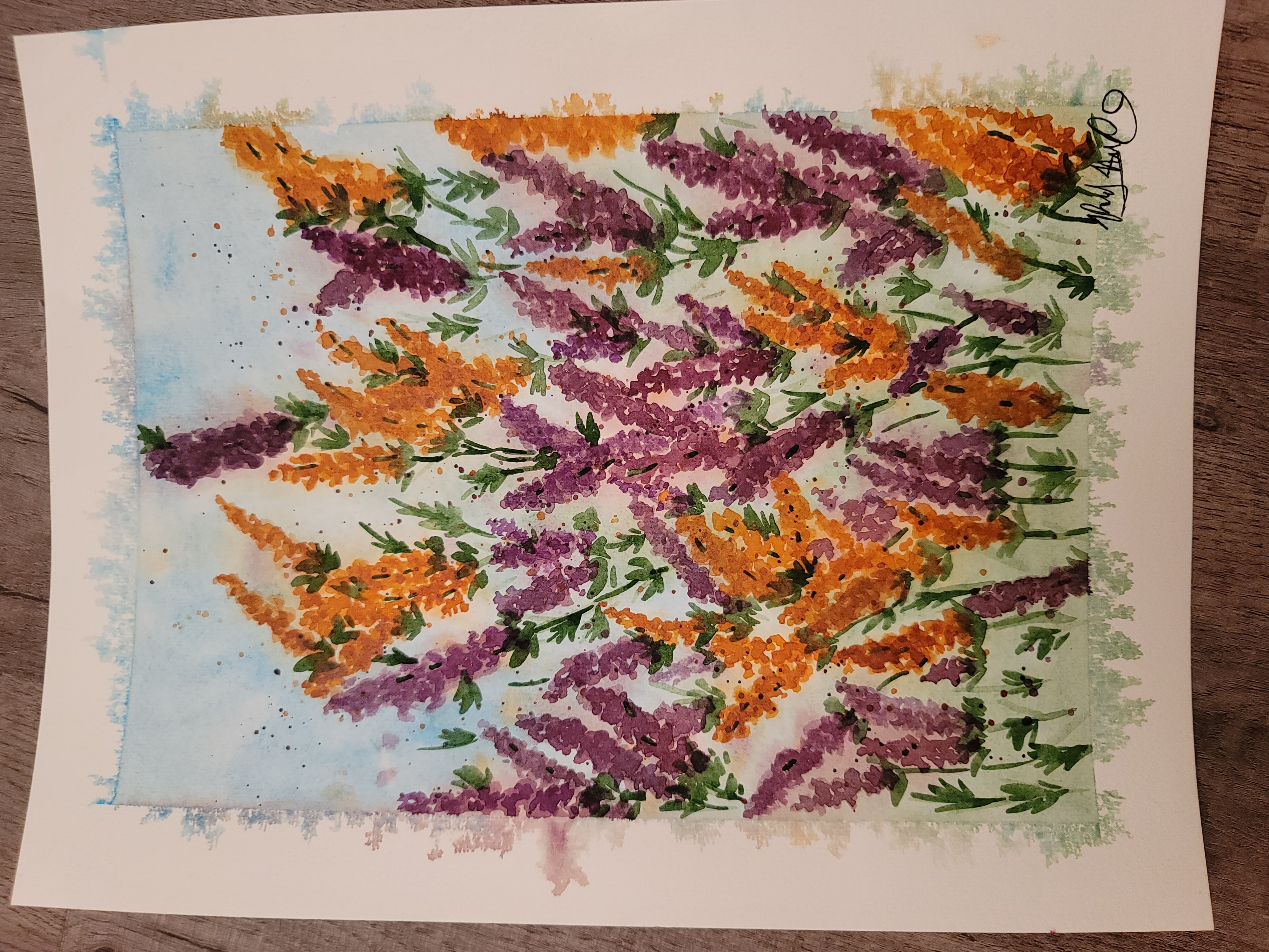 Focused Flower Field (Day 28)