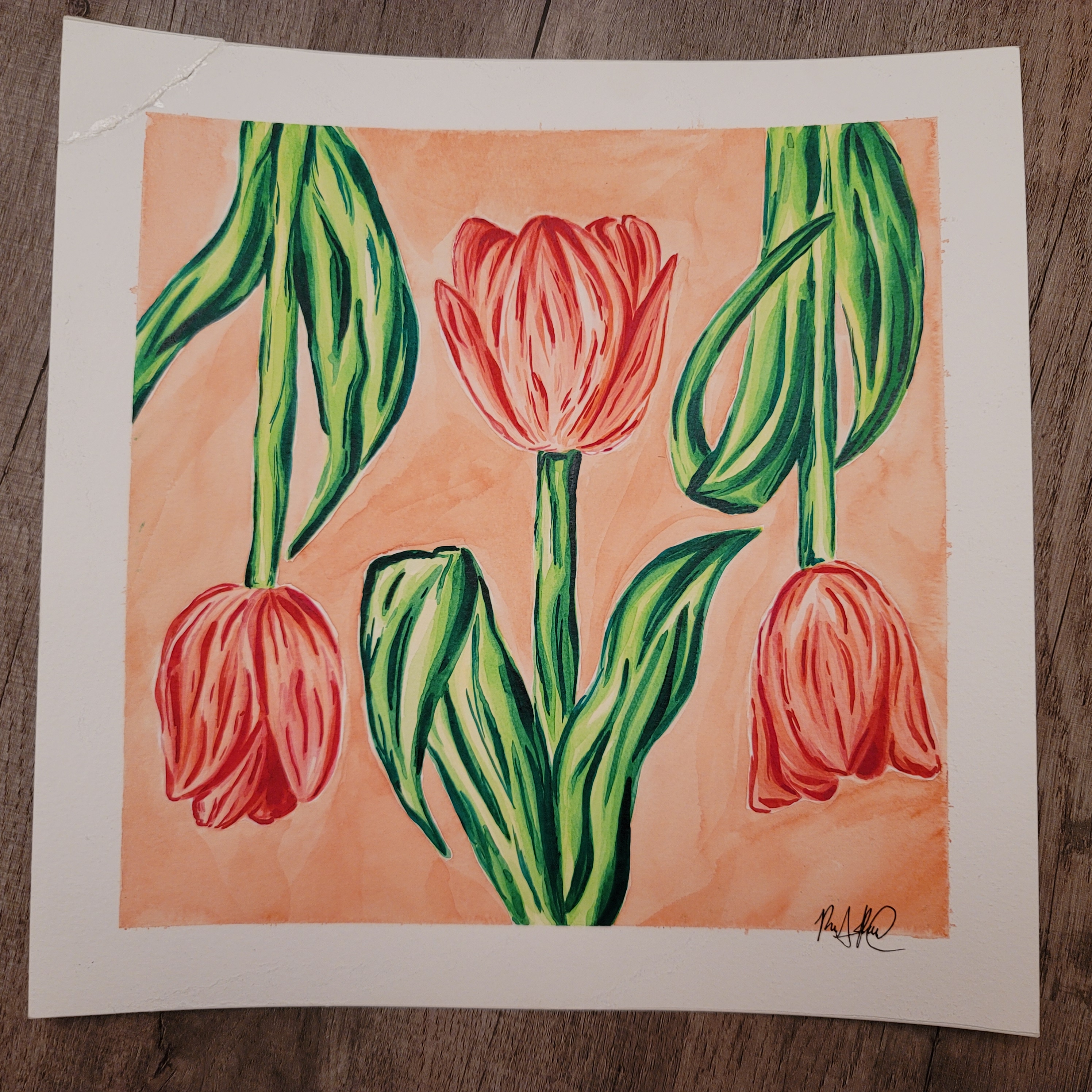Tipping Tulips (Day 21)