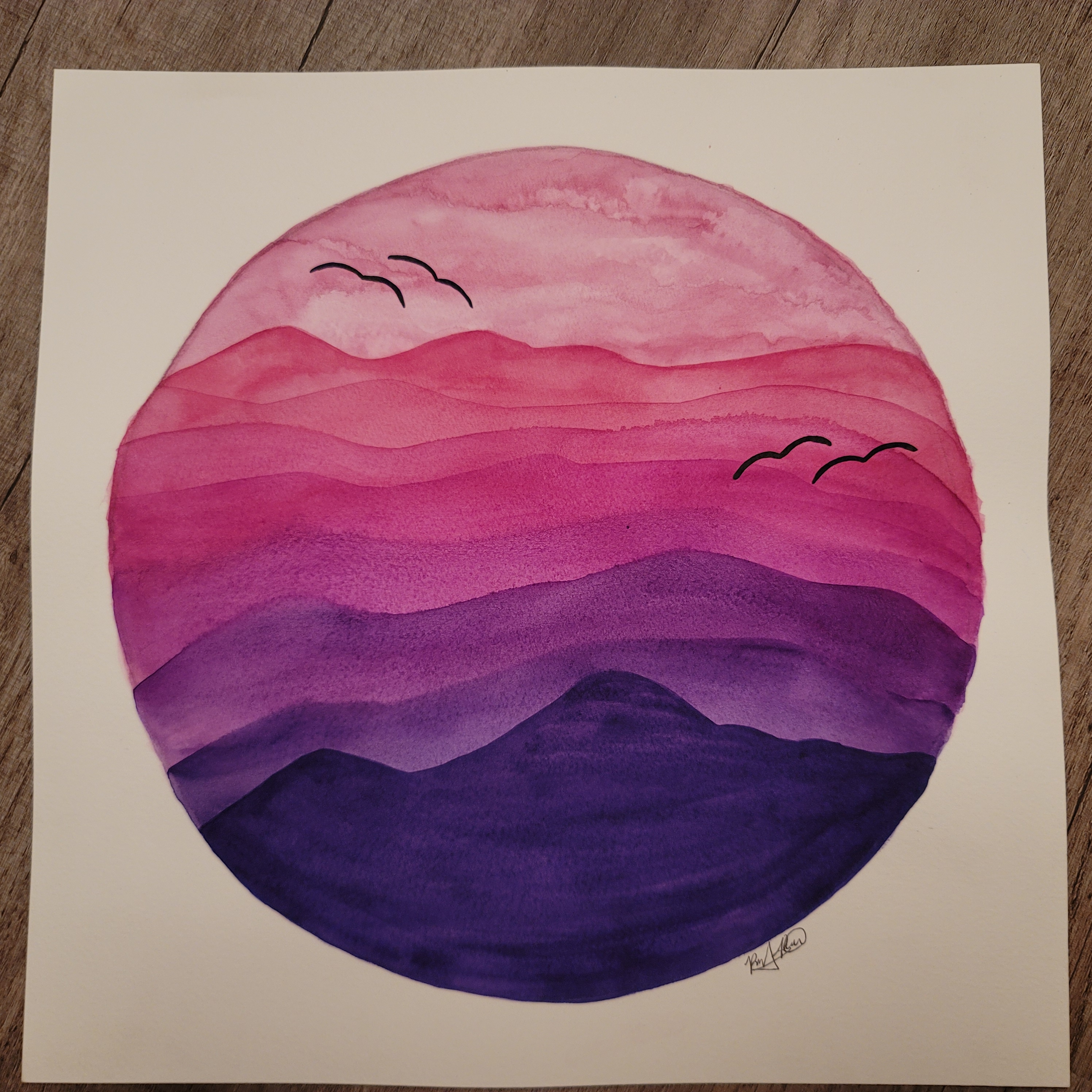 Purple Sunset (Day 14)