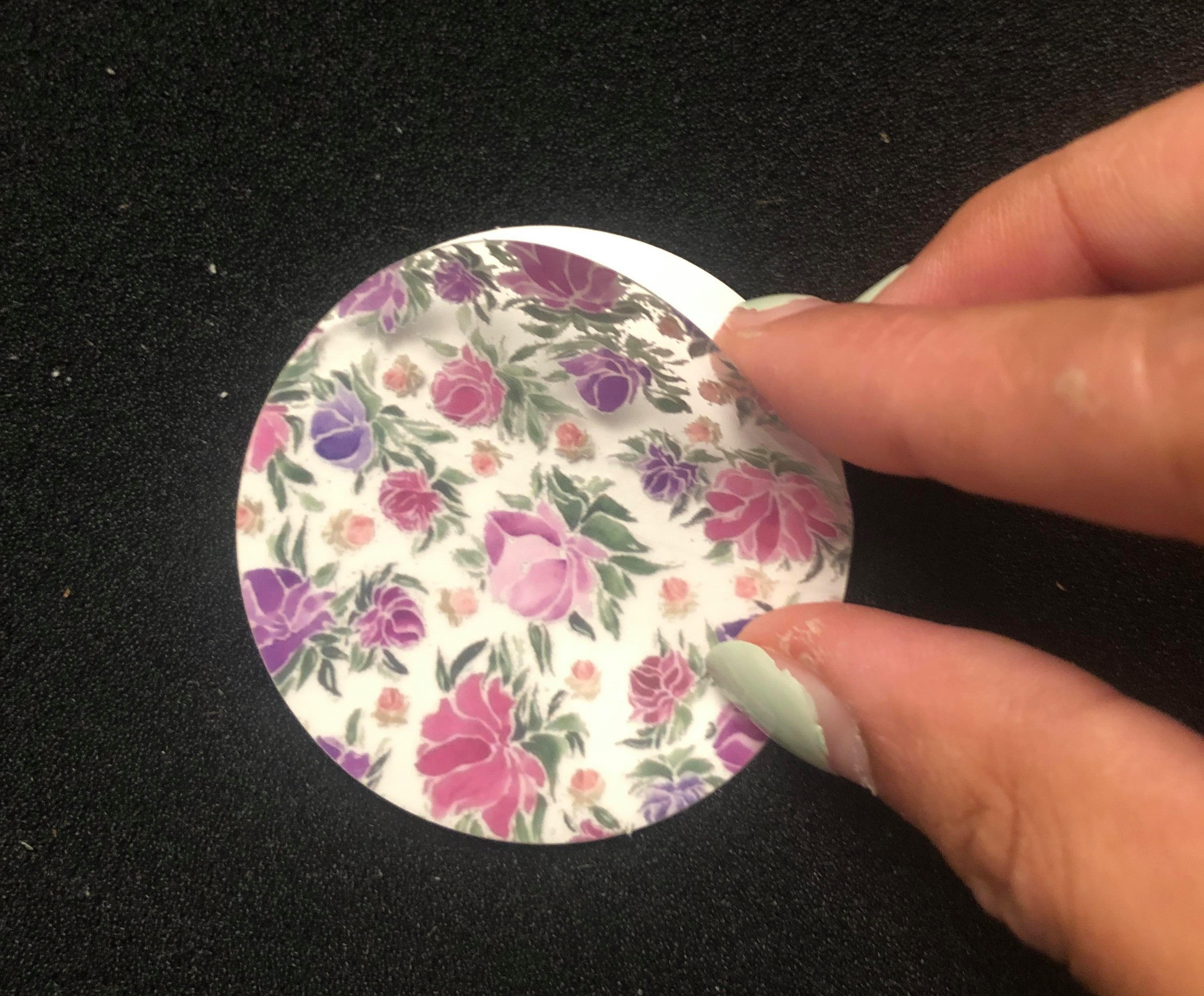 Ring of Flowers Sticker