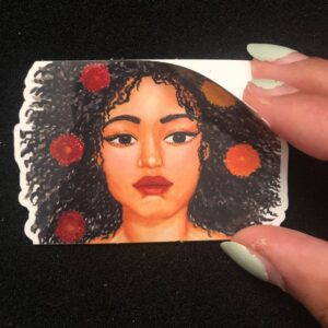 November Portrait Planner Sticker