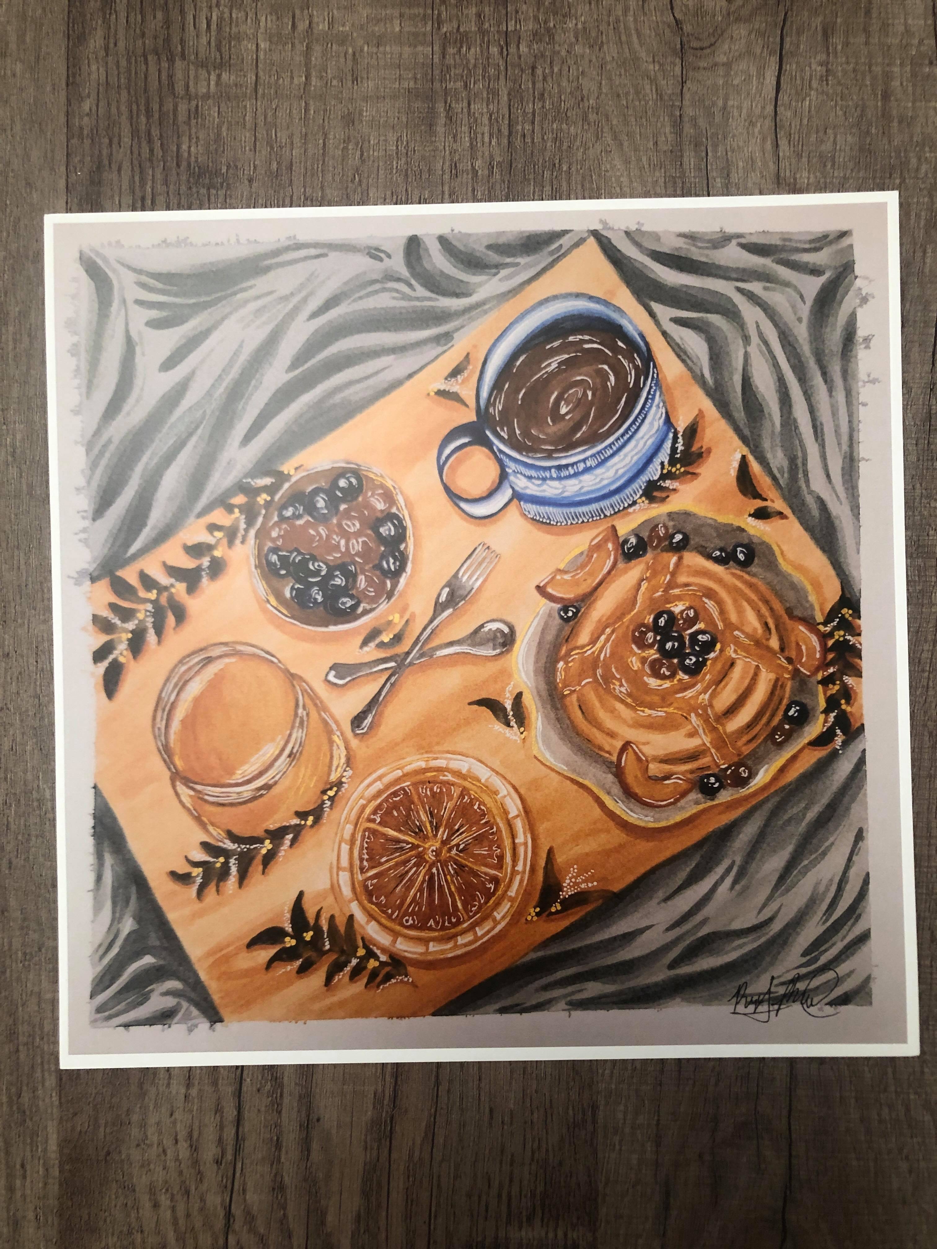 Breakfast in Bed Print