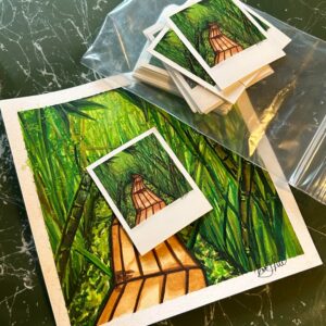 Pipiwai Trail Polaroid Sticker