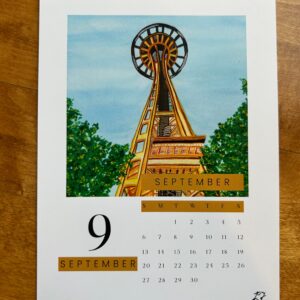 MISPRINT of 2023 Landscape Calendar (September)