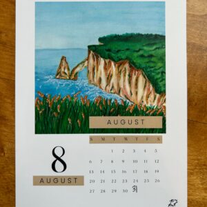 MISPRINT of 2023 Landscape Calendar (August)